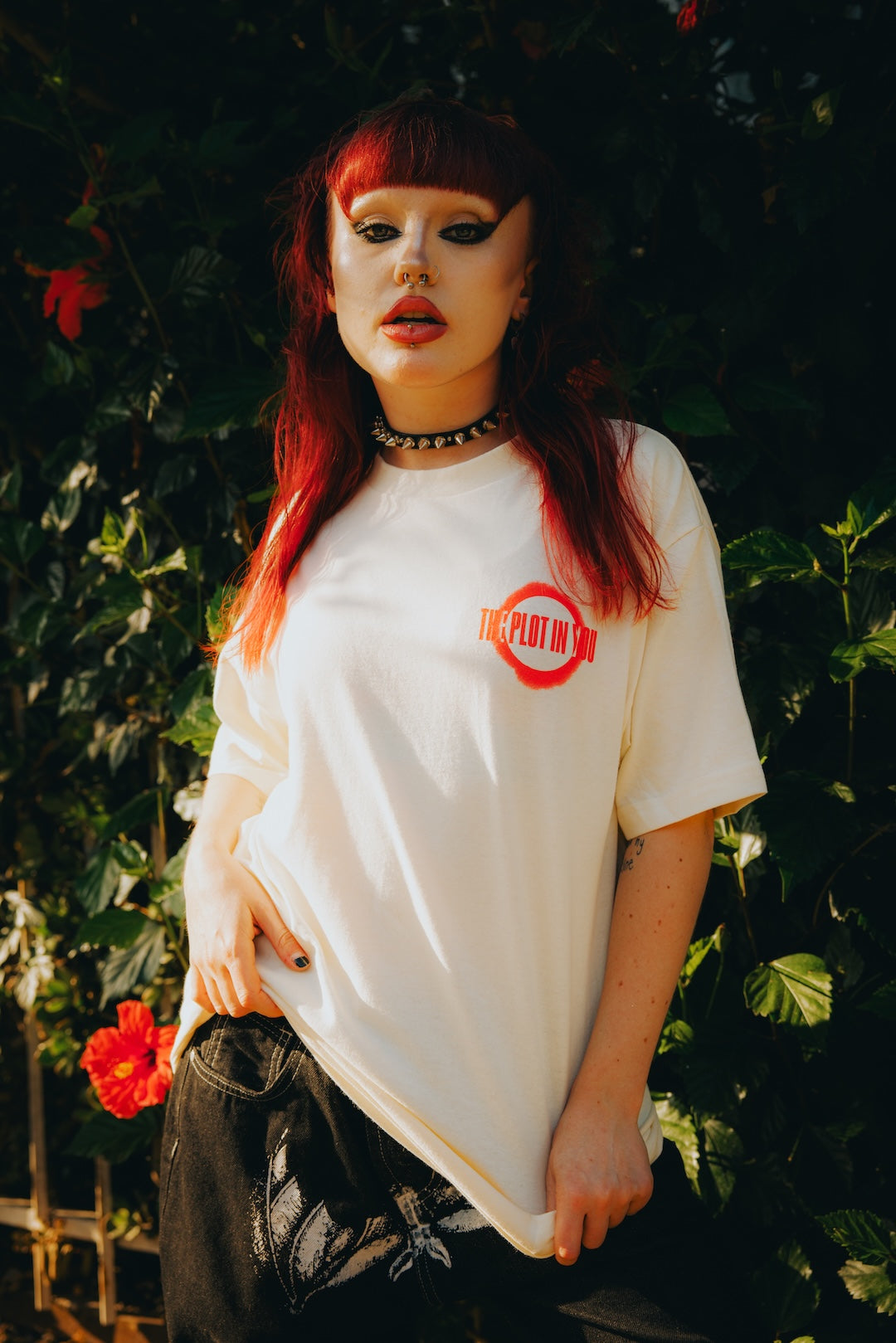 Poison In Their Veins Tee - Cream