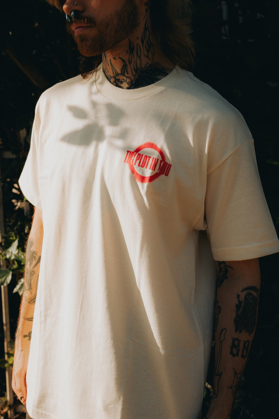 Poison In Their Veins Tee - Cream