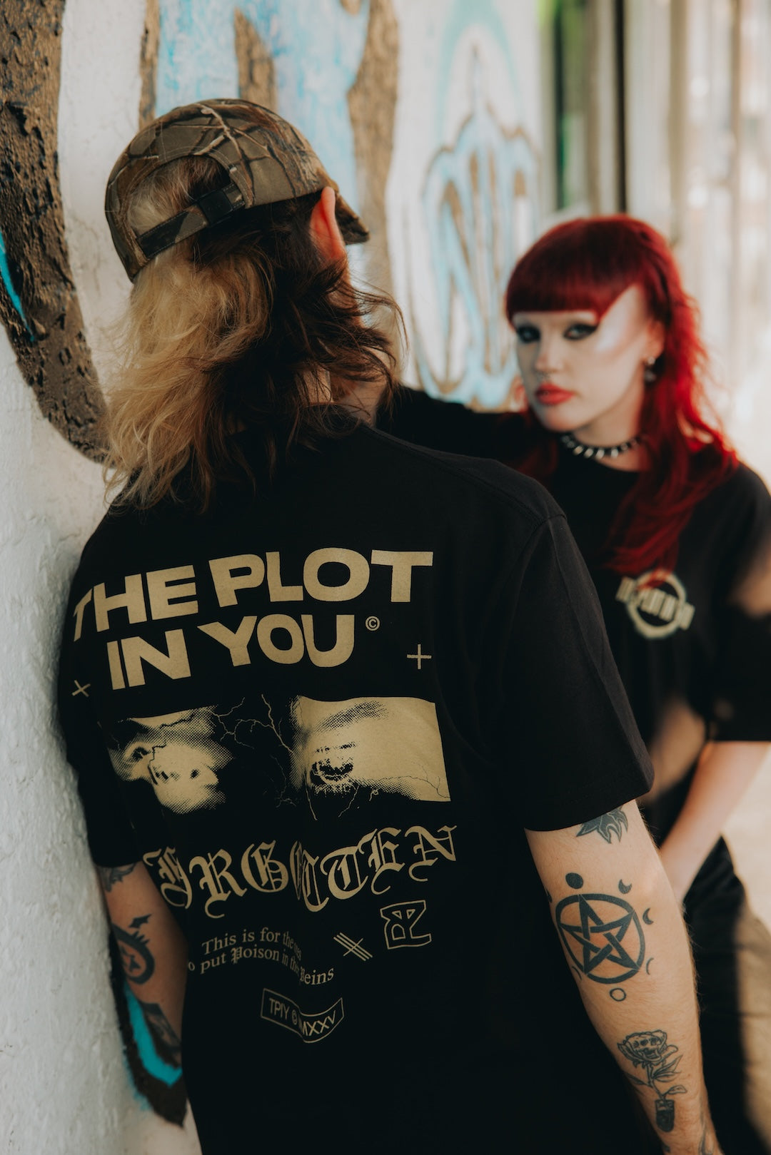 Poison In Their Veins Tee - Black