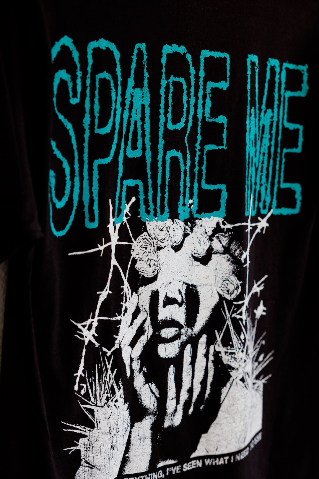 Spare Me Black Tee