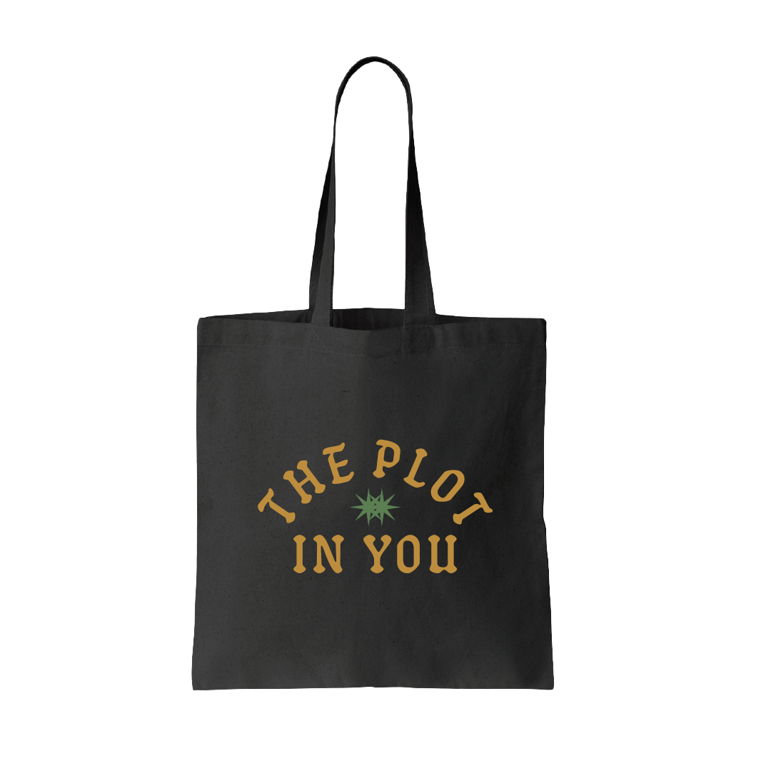 BLACK LOGO TOTE