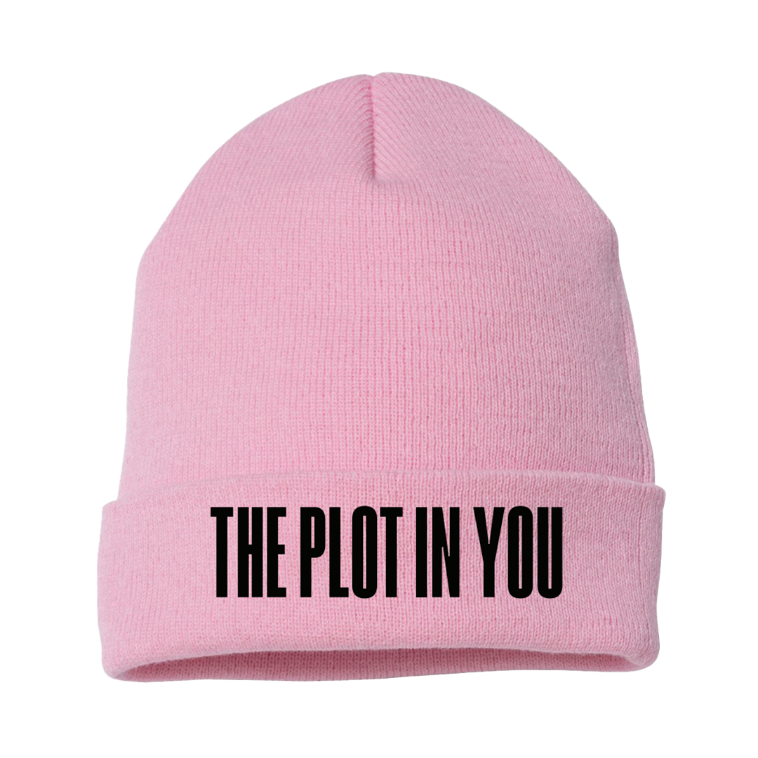 PINK LOGO BEANIE