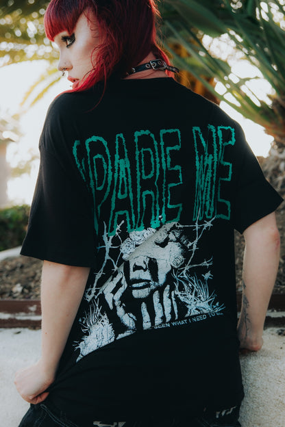 Spare Me Black Tee