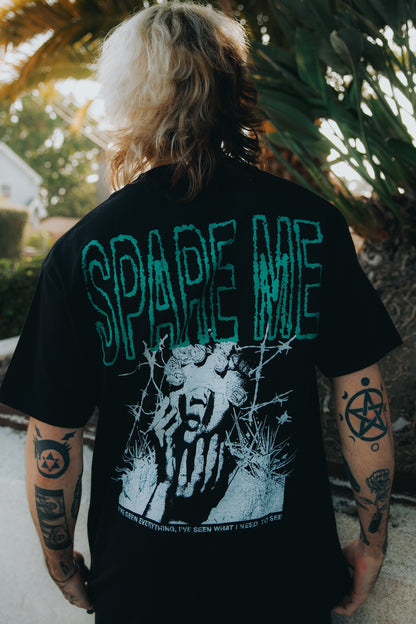 Spare Me Black Tee